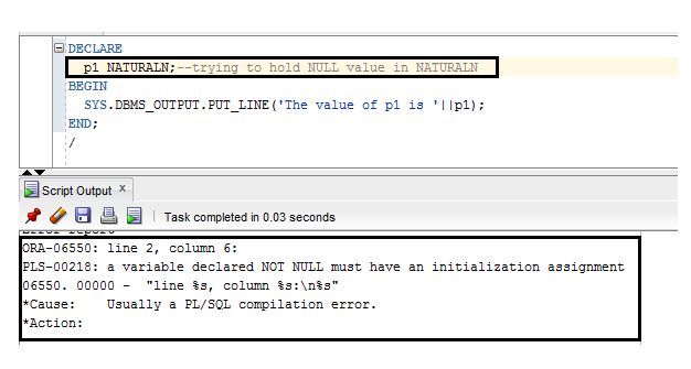 Demonstrating NATURALNNULL constraint